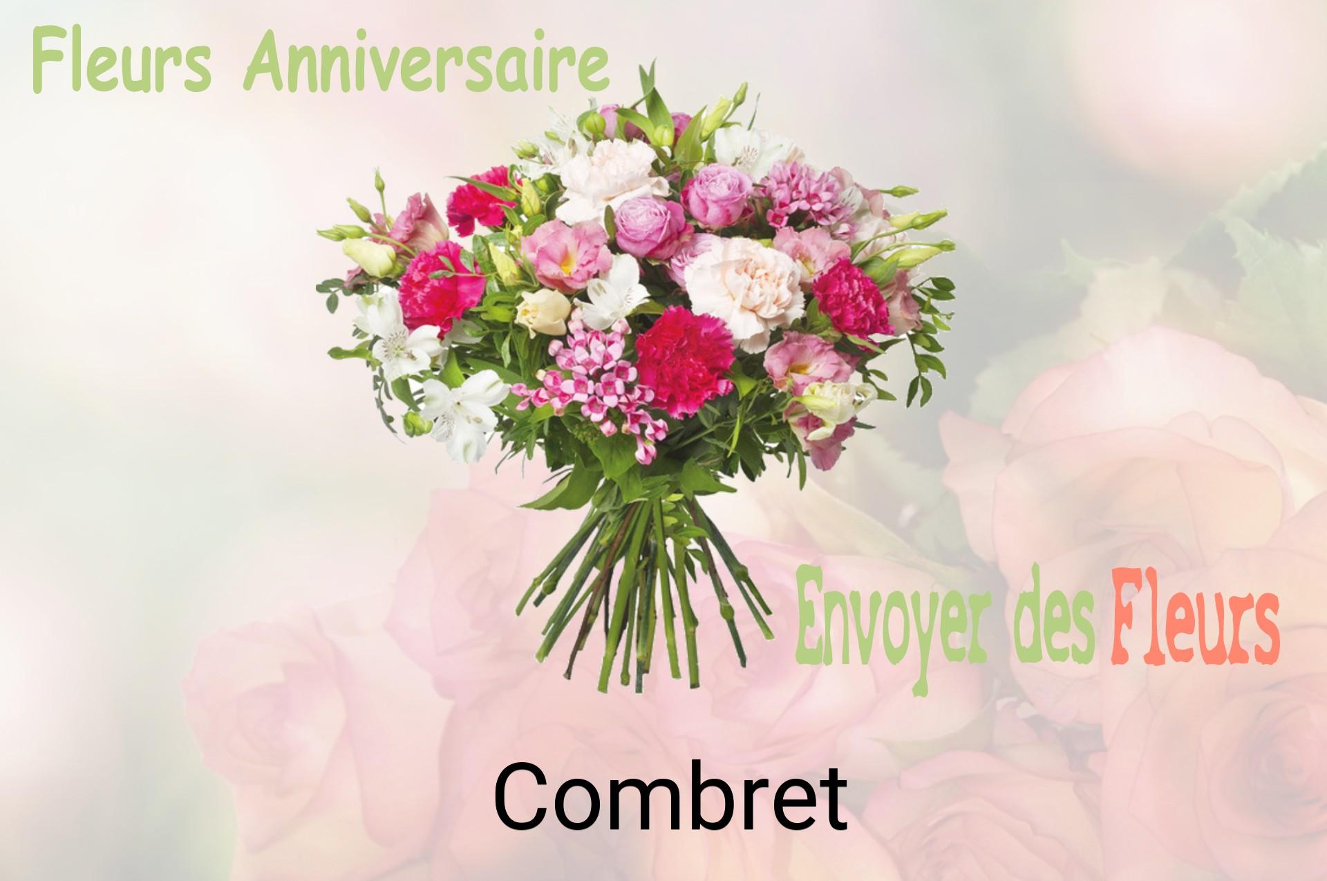 Bouquet de fleurs d’anniversaire livré à Combret