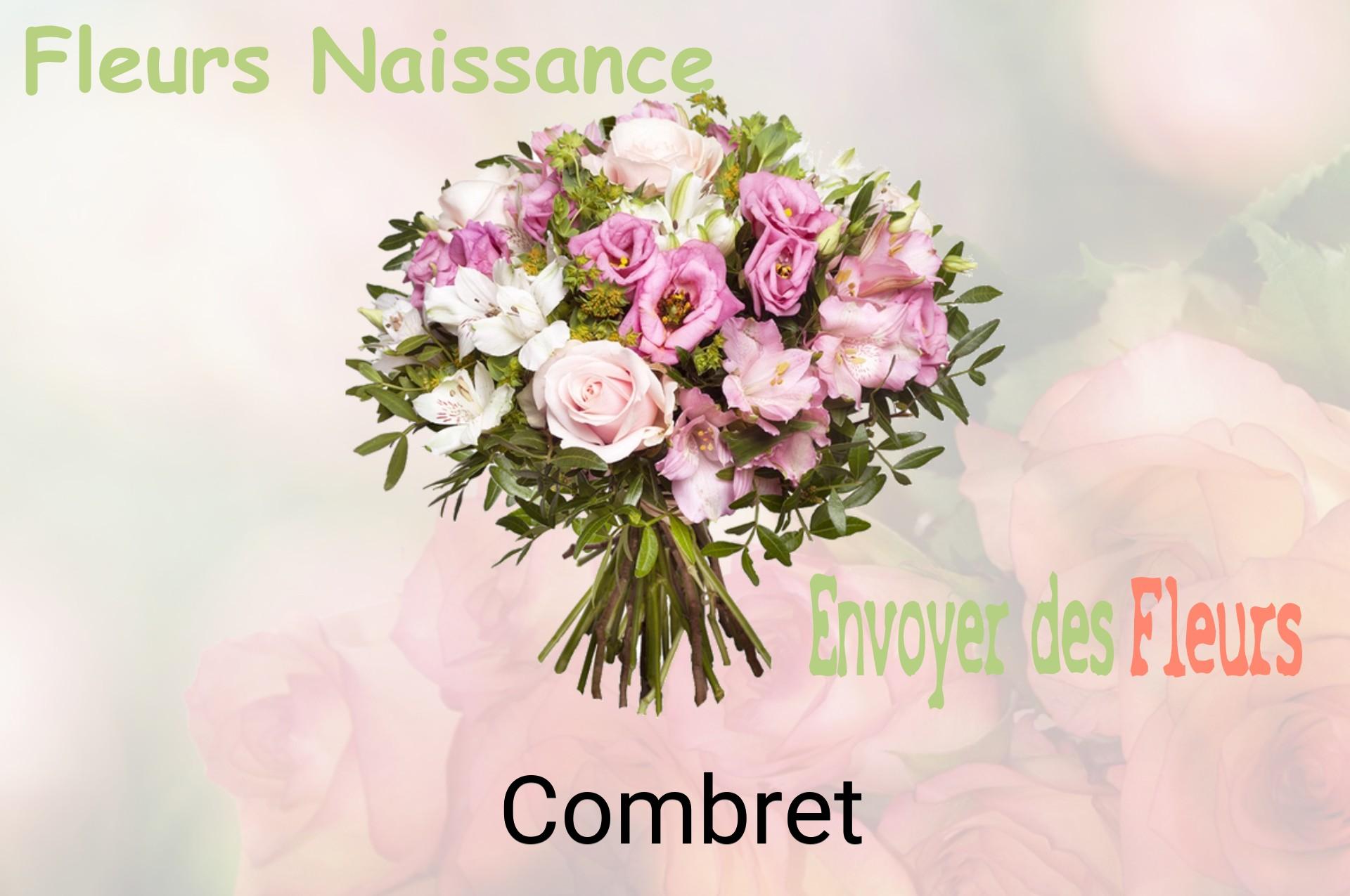 Bouquet de fleurs de naissance livré à Combret
